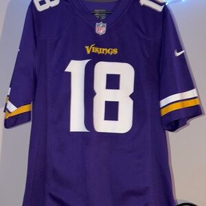 NFL Purple and White Vikings Jersey